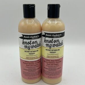 2X Aunt Jackie's KNOT ON MY WATCH Instant Detangling Therapy - 12 fl oz Each